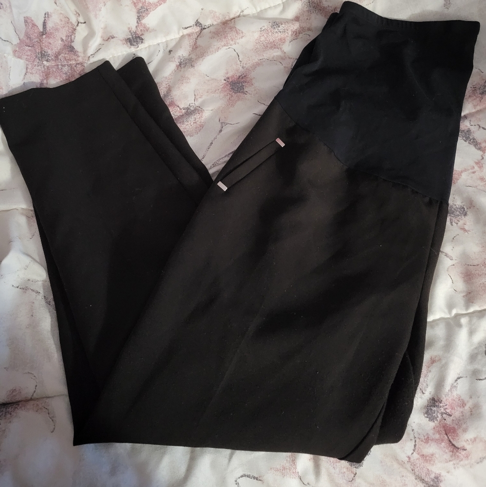 Black maternity pants